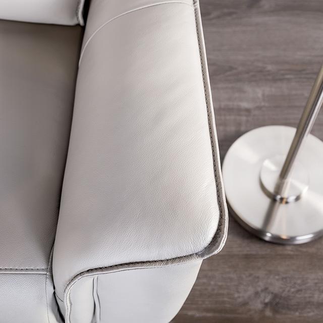 Bienne Sofa Manual Recliner White & Black - Time 2 Sleep (West Covina, CA)