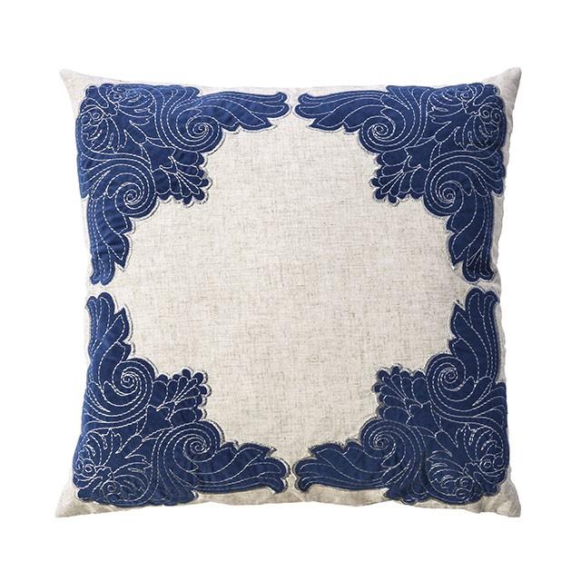 Beth Natural/Indigo 20" X 20" Pillow, Natural & Indigo (2/CTN) - Time 2 Sleep (West Covina, CA)