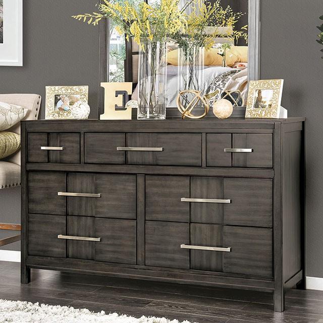 Berenice Dresser White, Gray, & Espresso - Time 2 Sleep (West Covina, CA)
