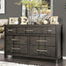 Berenice Dresser White, Gray, & Espresso - Time 2 Sleep (West Covina, CA)