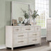 Berenice Dresser White, Gray, & Espresso - Time 2 Sleep (West Covina, CA)