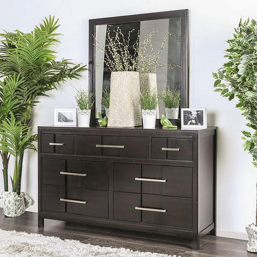 Berenice Dresser White, Gray, & Espresso - Time 2 Sleep (West Covina, CA)