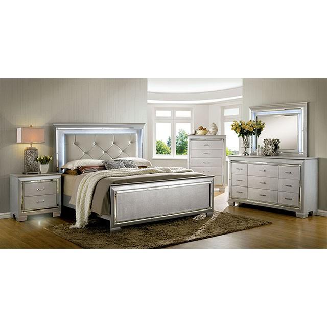 BELLANOVA Silver Night Stand - Time 2 Sleep (West Covina, CA)