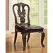 Bellagio Brown Cherry Wooden Side Chair (2/CTN) - Time 2 Sleep (West Covina, CA)