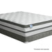 SIDDALEE White/Gray 16" Euro Pillow Top Mattress, Queen - Time 2 Sleep (West Covina, CA)