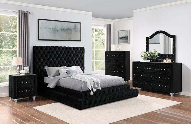 STEFANIA E.King & Queen Bed, Black & Gray - Time 2 Sleep (West Covina, CA)
