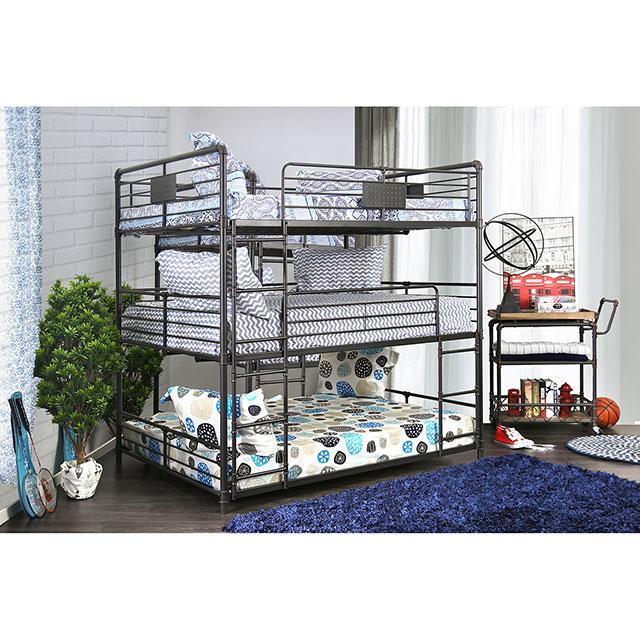 Olga I Antique Black Full/Full Bunk Bed - Time 2 Sleep (West Covina, CA)