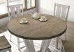 DAKOTA Counter Ht. Table, A. White/Ash Brown - Time 2 Sleep (West Covina, CA)