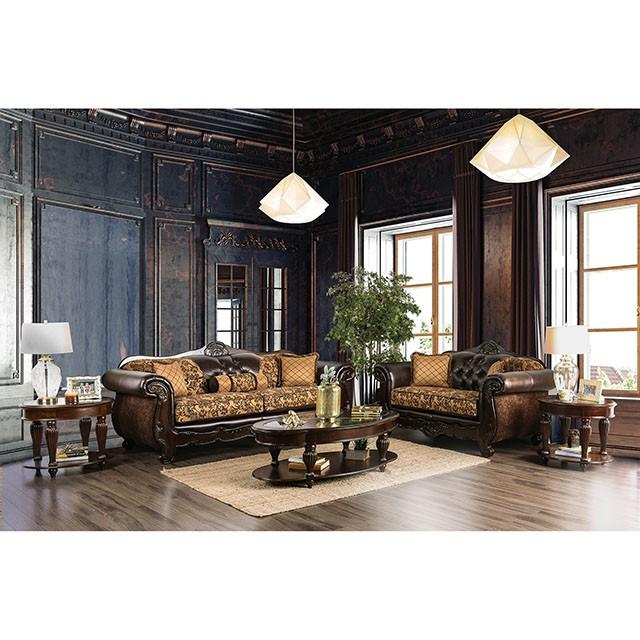 Quirino Tan/Dark Brown Love Seat - Time 2 Sleep (West Covina, CA)