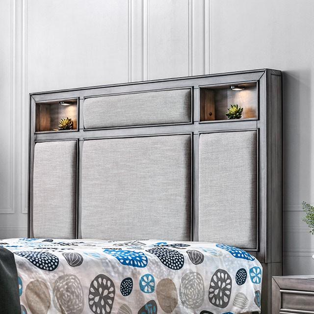 DAPHNE Gray Cal.King, E.King & Queen Bed - Time 2 Sleep (West Covina, CA)