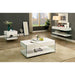 Raya White Coffee Table, White - Time 2 Sleep (West Covina, CA)