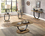 OLBIA Sofa Table, Rustic Oak/Sand Black - Time 2 Sleep (West Covina, CA)