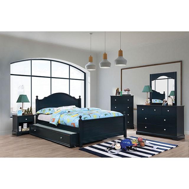 Diane Bed Blue & Gray - Time 2 Sleep (West Covina, CA)