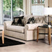 Parshall Beige W/ Gold Highlights Love Seat - Time 2 Sleep (West Covina, CA)
