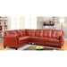 PEEVER Mahogany Red Sectional, Mahogany Red (K/D) - Time 2 Sleep (West Covina, CA)