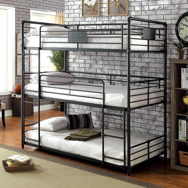 Olga I Antique Black Full/Full Bunk Bed - Time 2 Sleep (West Covina, CA)