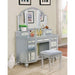 TRACY Silver Vanity w/ Stool - Time 2 Sleep (West Covina, CA)