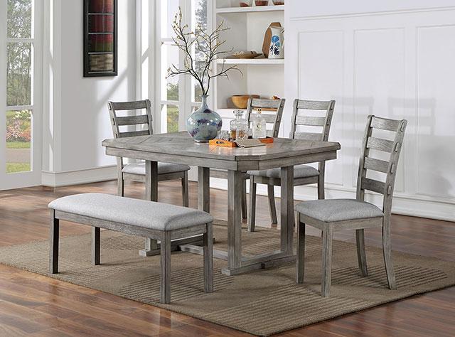 LAQUILA Side Chair (2/CTN), Gray - Time 2 Sleep (West Covina, CA)