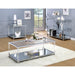 Ludvig Chrome/Clear Coffee Table - Time 2 Sleep (West Covina, CA)