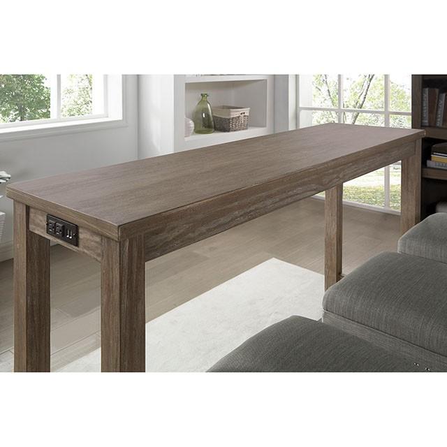 CAERLEON 4 Pc. Counter Ht. Table Set, Wire-brushed Gray - Time 2 Sleep (West Covina, CA)