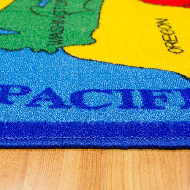 ABBEY Us Map 5' X 8' Area Rug - Time 2 Sleep (West Covina, CA)
