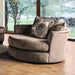 Bonaventura Brown Swivel Chair - Time 2 Sleep (West Covina, CA)