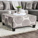 Bonaventura Gray/Pattern Ottoman - Time 2 Sleep (West Covina, CA)