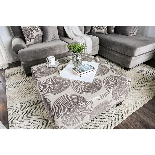 Bonaventura Gray/Pattern Ottoman - Time 2 Sleep (West Covina, CA)