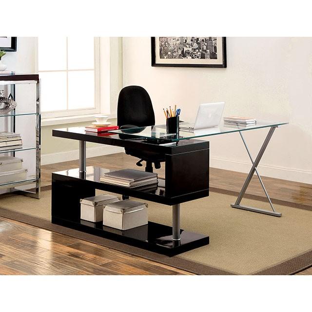 BRONWEN Black Desk - Time 2 Sleep (West Covina, CA)