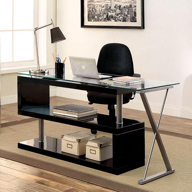 BRONWEN Black Desk - Time 2 Sleep (West Covina, CA)