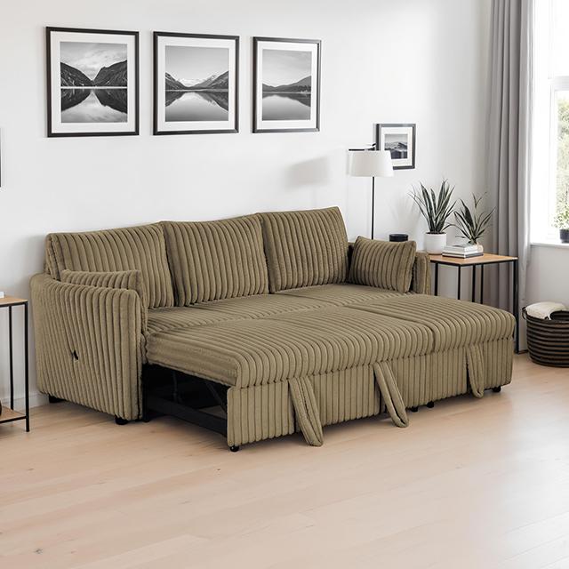 Denholme Sectional w/ Pull Out - Time 2 Sleep (West Covina, CA)