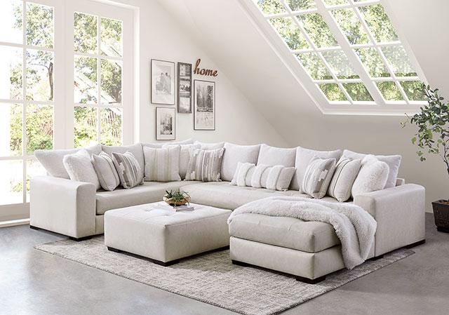 WARRENTON Ottoman, Ivory - Time 2 Sleep (West Covina, CA)