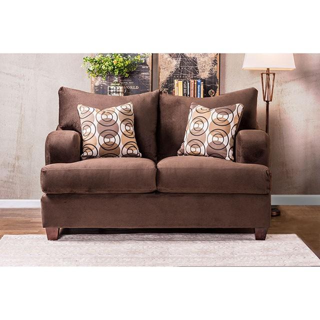 WESSINGTON Chocolate Love Seat - Time 2 Sleep (West Covina, CA)