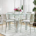 Richfield II Silver/Chrome Counter Ht. Table - Time 2 Sleep (West Covina, CA)