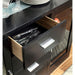 Luminar Black Glass-Insert Dining Table - Time 2 Sleep (West Covina, CA)