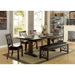 PAULINA Rustic Walnut Dining Table - Time 2 Sleep (West Covina, CA)