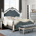 Azha Silver/Gray Cal.King & Queen Bed - Time 2 Sleep (West Covina, CA)