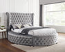 SANSOM E.King & Queen Bed, Black, Blue, & Grey - Time 2 Sleep (West Covina, CA)