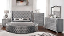 SANSOM E.King & Queen Bed, Black, Blue, & Grey - Time 2 Sleep (West Covina, CA)