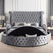 SANSOM E.King & Queen Bed, Black, Blue, & Grey - Time 2 Sleep (West Covina, CA)