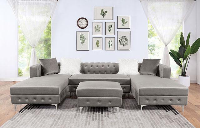 CIABATTONI Sectional, Gray - Time 2 Sleep (West Covina, CA)