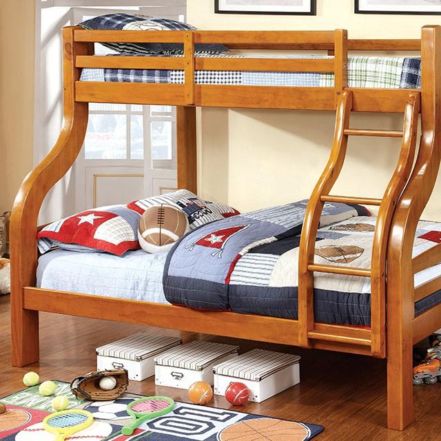 SOLPINE Gray & Oak Twin/Full Bunk Bed - Time 2 Sleep (West Covina, CA)