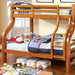 SOLPINE Gray & Oak Twin/Full Bunk Bed - Time 2 Sleep (West Covina, CA)