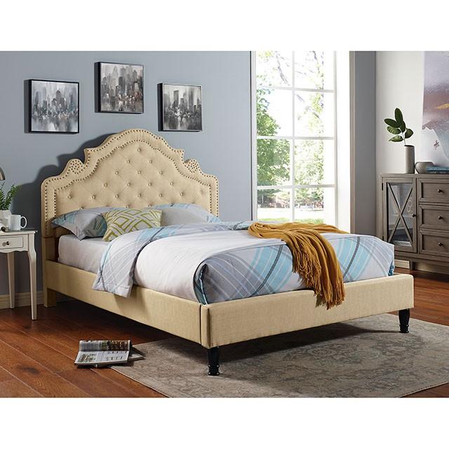 Aubree Bed Beige - Time 2 Sleep (West Covina, CA)
