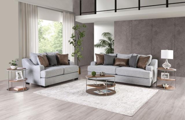 SKYLINE Sofa, Light Gray/Brown - Time 2 Sleep (West Covina, CA)