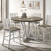 DAKOTA Counter Ht. Table, A. White/Ash Brown - Time 2 Sleep (West Covina, CA)