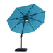 Nuti 10 Ft Round Umbrella w/ LED Light + 37" Large Base - Time 2 Sleep (West Covina, CA)