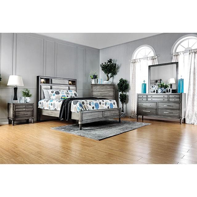 DAPHNE Gray Cal.King, E.King & Queen Bed - Time 2 Sleep (West Covina, CA)