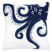 Maura White 20" X 20" Pillow, Octopus - Time 2 Sleep (West Covina, CA)