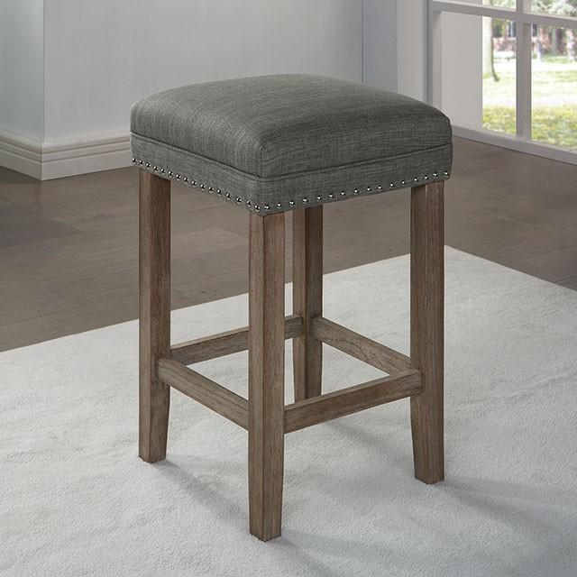 CAERLEON 3 Pc. Counter Ht. Table Set, Wire-brushed Gray - Time 2 Sleep (West Covina, CA)